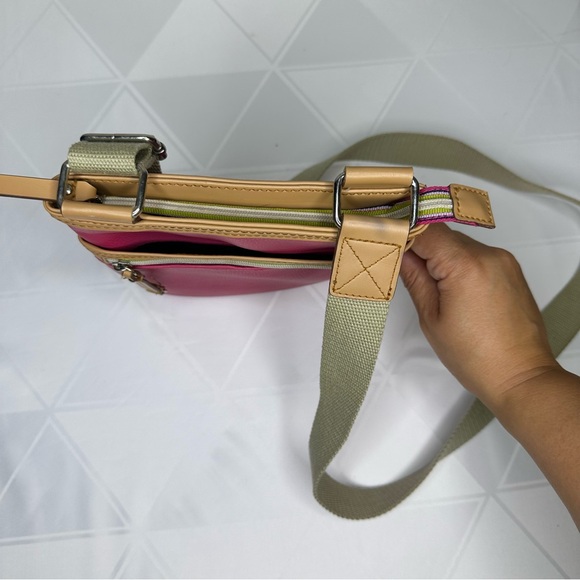 Tommy Hilfiger Women’s Crossbody Pink Small Adjustable Strap Handbag - Picture 4 of 10